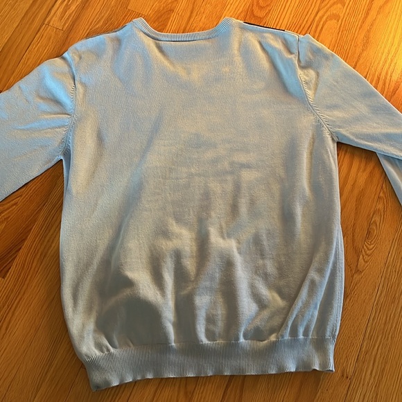 Argyle cotton v-neck sweater - Picture 6 of 6